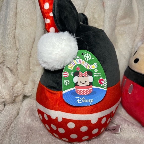 NWT Disney Holiday 8 inch Mickey and Minnie Mouse Squashmallows set - Picture 4 of 4